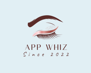 Eyebrow Eyelashes Cosmetic Makeup logo design