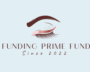 Eyebrow Eyelashes Cosmetic Makeup logo design