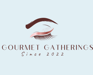 Eyebrow Eyelashes Cosmetic Makeup logo design