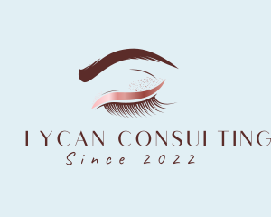 Eyebrow Eyelashes Cosmetic Makeup logo design