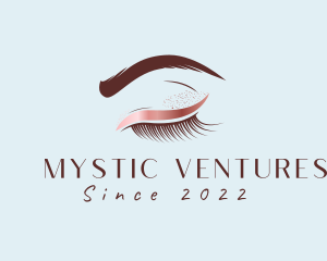 Eyebrow Eyelashes Cosmetic Makeup logo design