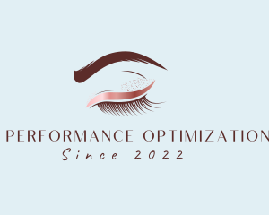 Eyebrow Eyelashes Cosmetic Makeup logo design