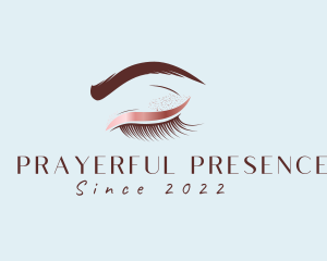 Eyebrow Eyelashes Cosmetic Makeup logo design