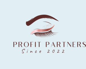 Eyebrow Eyelashes Cosmetic Makeup logo design