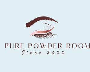 Eyebrow Eyelashes Cosmetic Makeup logo design