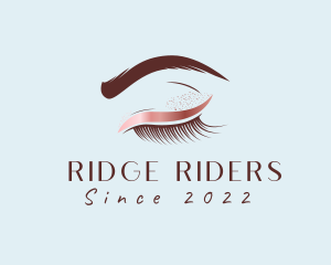 Eyebrow Eyelashes Cosmetic Makeup logo design