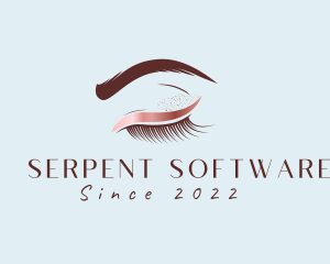 Eyebrow Eyelashes Cosmetic Makeup logo design