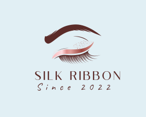 Eyebrow Eyelashes Cosmetic Makeup logo design