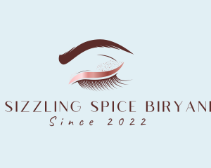 Eyebrow Eyelashes Cosmetic Makeup logo design