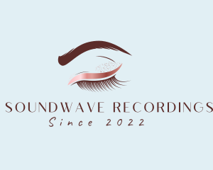 Eyebrow Eyelashes Cosmetic Makeup logo design