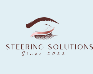 Eyebrow Eyelashes Cosmetic Makeup logo design