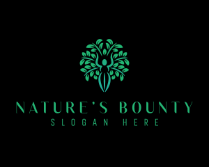 Nature Human Tree logo design