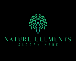 Nature Human Tree logo design