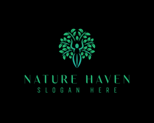 Nature Human Tree logo design