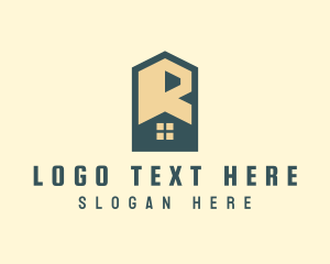 Home Roofing Letter R logo