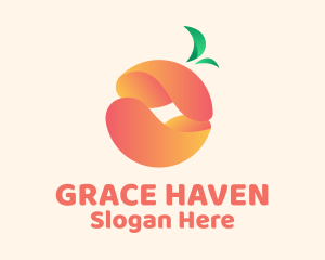 Modern Tropical Orange  Logo