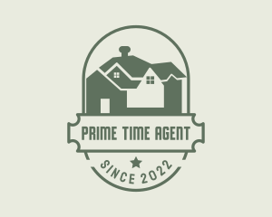 Real Estate Badge logo design