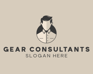 Male Recruitment Consultant  logo design