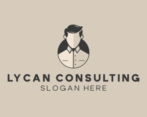 Male Recruitment Consultant  logo design