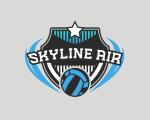 Volleyball Sports Team Logo