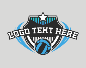 Team - Volleyball Sports Team logo design