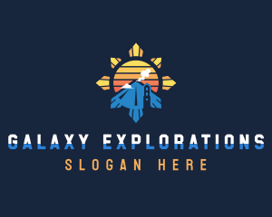 Philippine Volcano Travel logo design