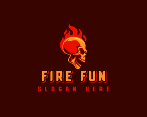 Angry Skull Fire logo