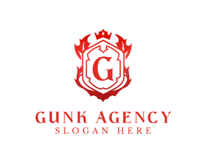 Royal Agency Shield logo design