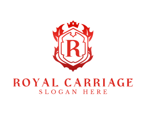 Royal Agency Shield logo design