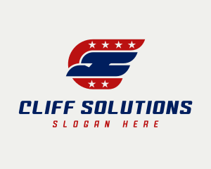 Eagle Aviation Letter C logo design