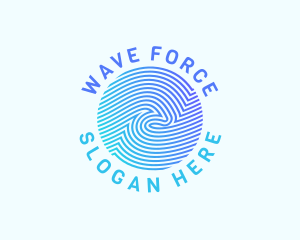 Modern Wave Startup logo design