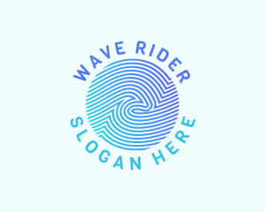 Modern Wave Startup logo design