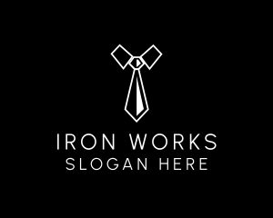 Necktie Suit Shirt logo design