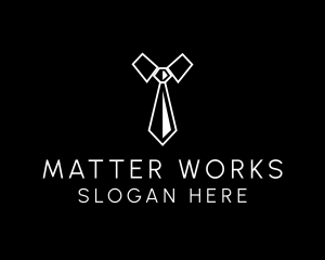 Necktie Suit Shirt logo design