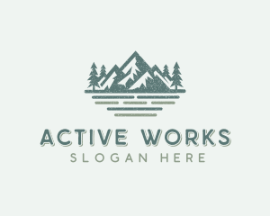 Summit Mountain Hike logo design