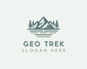 Summit Mountain Hike logo design