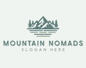 Summit Mountain Hike logo design