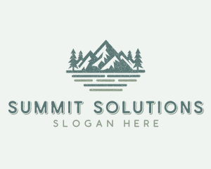 Summit Mountain Hike logo design