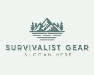 Summit Mountain Hike logo design