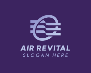 HVAC Ventilation Cooling logo design