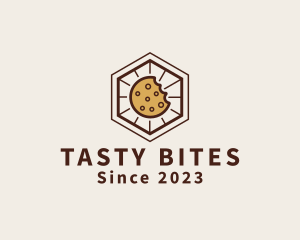 Hexagon Cookie Bakery logo design