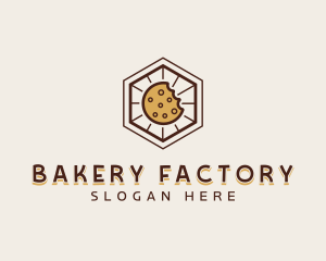 Hexagon Cookie Bakery logo design