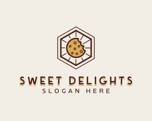 Hexagon Cookie Bakery logo design