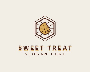 Hexagon Cookie Bakery logo design