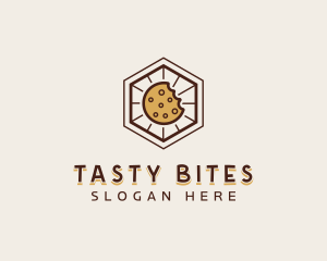 Hexagon Cookie Bakery logo design