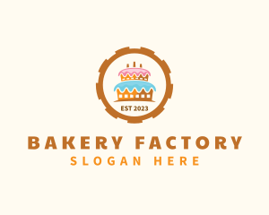 Pastry Cake Factory logo design