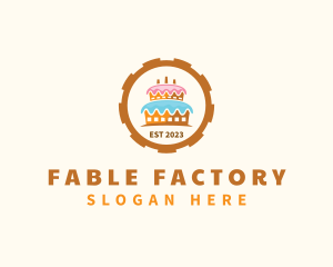 Pastry Cake Factory logo design