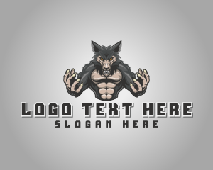 Mythical Creature Werewolf logo