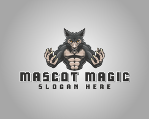 Mythical Creature Werewolf logo design