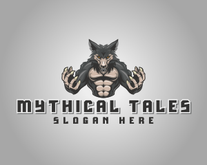 Mythical Creature Werewolf logo design